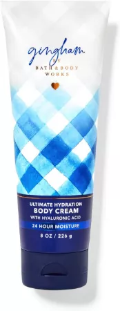 Bath & Body Works Gingham Ultimate Hydration Body Cream: Refreshing Moisture with a Beloved Scent