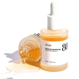 Anua Heartleaf 80 Moisture Soothing Ampoule: Intense Hydration & Calming for Irritated Skin
