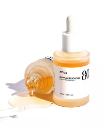 Anua Heartleaf 80 Moisture Soothing Ampoule: Intense Hydration & Calming for Irritated Skin