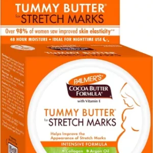 Palmer's Cocoa Butter Formula Tummy Butter Balm: Soothe & Reduce Stretch Marks (125g/4.4oz) - Pregnancy Must-Have