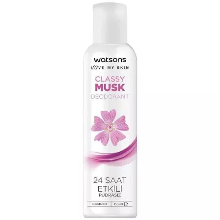 Watsons Classy Musk Deodorant Spray: Stay Fresh All Day Long (150ml)
