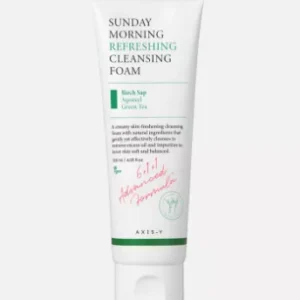 AXIS-Y Sunday Morning Refreshing Cleansing Foam: Gentle Cleanse, Lasting Hydration (120ml)