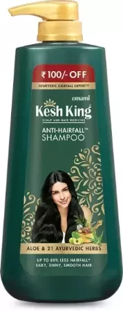 Kesh King Ayurvedic Anti-Hairfall Shampoo: Natural Solution for Stronger Hair 600 ml