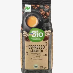 dmBio Organic Espresso Ground Coffee: Rich Flavor and Aroma