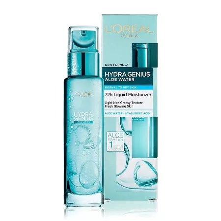 L'Oréal Paris Hydra Genius Aloe Water: Intense Hydration for Dry Skin