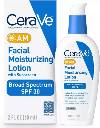 CeraVe AM Facial Moisturizer with SPF 30: Hydrate and Protect Your Skin
