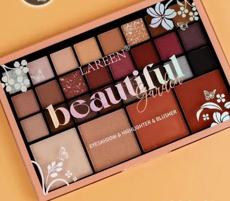 Lareen Beautiful Eyeshadow & Highlight & Blush Palette Cybele Blusher Review