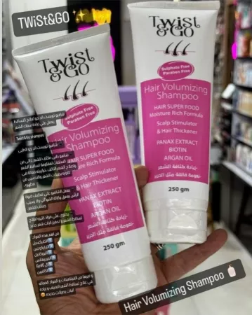 Twist&Go Shampoo for Easy Hair Management and Care