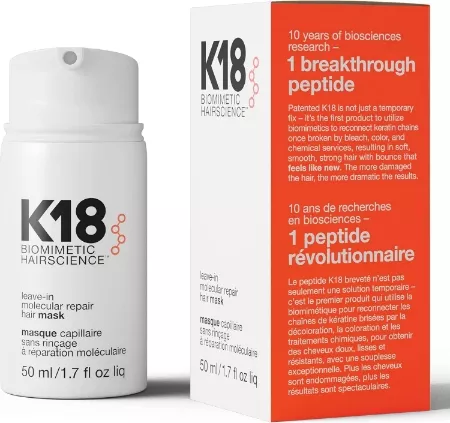 K18 Leave-In Molecular Hair Mask for Healthy Smooth Hair