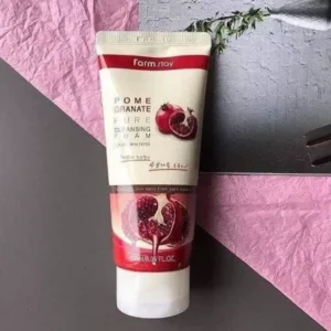 FARM STAY Pomegranate Pure Cleansing Foam for Radiant Skin