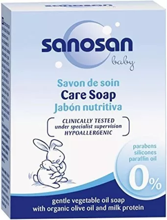 Sanosan Baby Soap - Gentle Cleanser for Your Baby's Delicate Skin