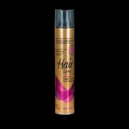 Unlock Your Style with EVOLUDERM Extra-Strong Hold Hairspray for All-Day Confidence