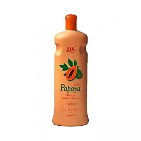 Transform Your Skin with RDL Papaya Whitening Body Lotion 600ml for Radiant Confidence