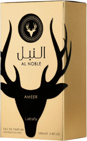 Lattafa Al Noble Wazeer Eau De Perfume Spray 100ml: Experience Long Lasting Fragrance That Captivates