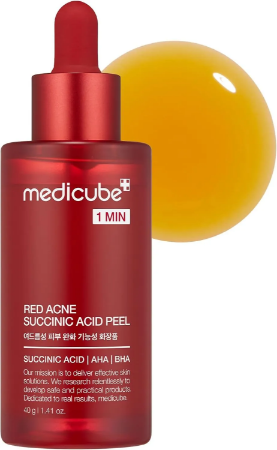 Transform Your Skin with Medicube Red Acne Succinic Acid Peel 40g – Say Goodbye to Acne and Hello to Radiance!