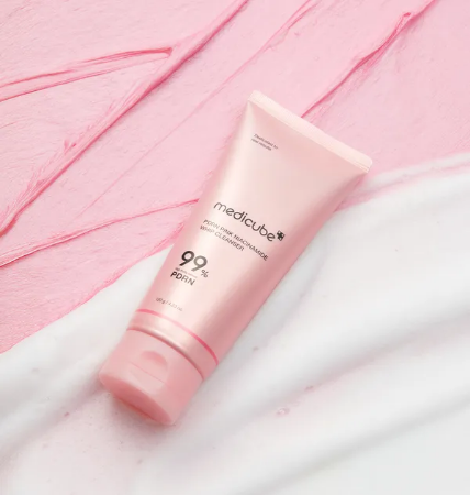 Revitalize Your Skin with Medicube PDRN Pink Niacinamide Whip Cleanser (120g) – Unlock Radiance and Hydration!