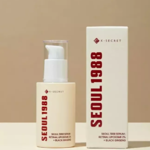 SEOUL 1988 Serum: Unlock Radiant Skin with 2% Retinal Liposome & Black Ginseng