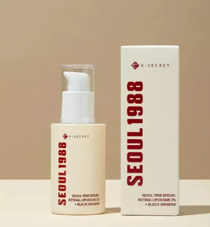 SEOUL 1988 Serum: Unlock Radiant Skin with 2% Retinal Liposome & Black Ginseng