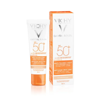 Vichy Capital Soleil 3 in 1 Anti-Aging SPF 50: Your Ultimate Shield Against Aging and Sun Damage!