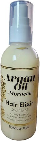 Capilaire Elixir: Transform Your Hair with Organic Moroccan Argan Oil for Nourishment, Smoothness, and Repair
