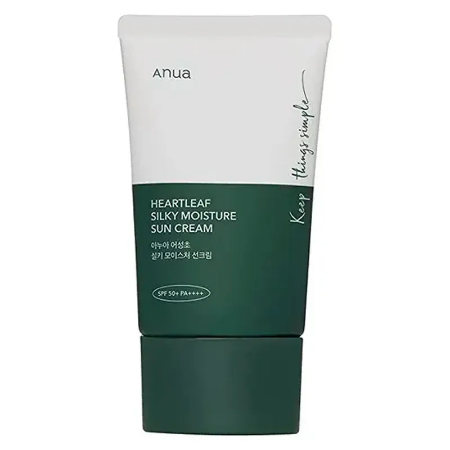Anua Heartleaf Silky Moisture Sun Cream 50ml: Your Ultimate Shield Against Sun Damage and Dry Skin!
