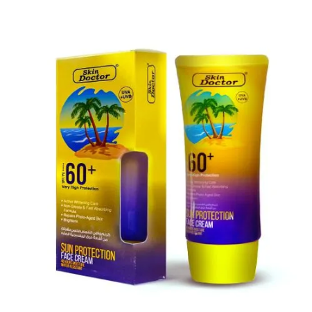 Skin Doctor Very High Sun Protection Face Cream - SPF/PA++++ 60+ for Ultimate Skin Defense and Radiance