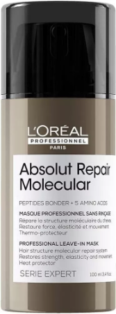 L'Oréal Masque Absolut Repair Molecular 100ML: Transform Your Hair with Ultimate Repair and Nourishment