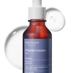 Unlock Radiant Skin: Mary & May 6 Peptide Complex Serum, Fragrance Free for Youthful Glow