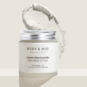 Unlock Radiance: Mary&May Vegan Lemon Niacinamide Glow Wash Off Pack for a Brighter You