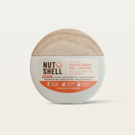Solar Shell Sunscreen Cream - SPF 50+ Protection for All Skin Types - 3 oz