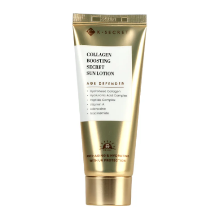 K Secret Collagen Boosting Secret Sun Lotion SPF +50 - Ultimate Skin Protection - 60 Ml