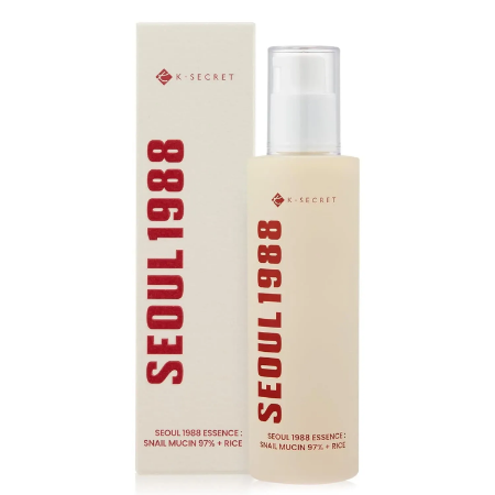 Seoul 1988 Essence Snail Mucin 93 + Rice 100 - Deep Hydration & Radiance Boost - 150ml