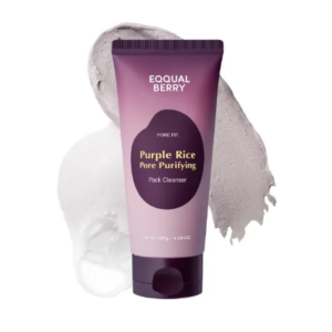 Eqqualberry Purple Rice Pore Purifying Pack Cleanser - Deep Cleansing & Hydration - 130g