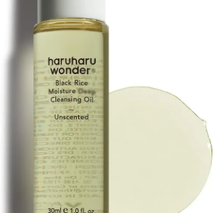 Haruharu Wonder Black Rice Moisture Deep Cleansing Oil Unscented - Gentle Hydration for All Skin Types - 30ml