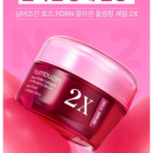 Numbuzin 2 ROSE PDRN COLLAGEN PLUMPING SERUM - Boost Your Skin's Hydration - 2X 30ml
