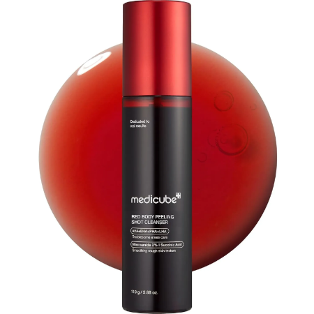 Medicube Red Peeling Shot Cleanser - Revitalize Your Skin with Powerful Exfoliation - 150ml