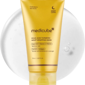 KOJIC ACID TURMERIC NIGHT WRAPPING MASK - Brighten and Revitalize Your Skin Overnight - 75ml