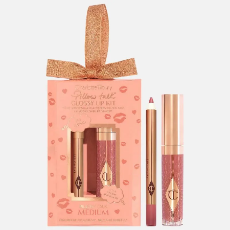 Charlotte Tilbury Pillow Talk Glossy Lip Kit (Fair)