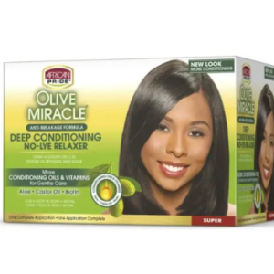 African Pride - Olive Miracle No Lye Relaxer Kit [SUPER]