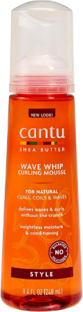 Cantu Shea Butter Wave Whip Curling Mousse, 248 ml