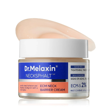 Dr.Melaxin Necksphalt ECM Barrier Cream for Anti-Aging Neck Skin, Tightening Wrinkles