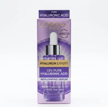 L'Oréal Hyaluron Expert 1.5% Hyaluronic Acid Replumping Serum 15 ml : Boost Hydration & Plump Skin
