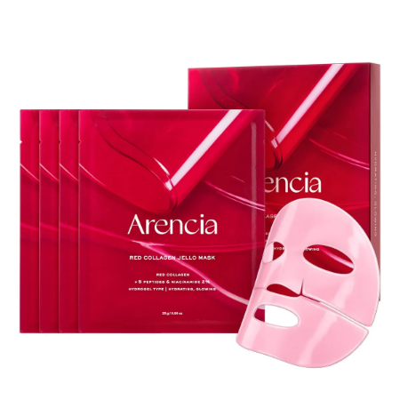 arencia Red Collagen Jello Mask 25g (4ea)