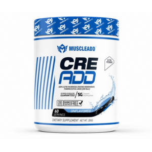 كرياتين مونوهيدرات الترا ميكرونايزد CreADD Creatine monohydrate - 60Serv - 300G - Unflavored