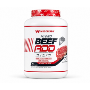 Hydro Beef ADD | بروتين اللحم البقري المهدرج 100% من MuscleADD (شيكولاته/كولا)
