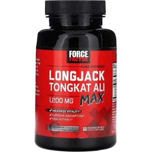 Force Factor Longjack Tongkat Ali 1200 mg 60 Capsules