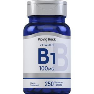 Premium Vital B-1 100mg (Thiamin) - 250 Tablets - with Practical Pill Box - Nerve & Metabolic Rhythm Matrix - Long-Term Energy Shield - Non-GMO - High Bio-Integrity Formula