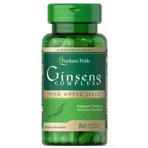 Puritan'S Pride Ginseng Complex with Royal Jelly 50 Capsules