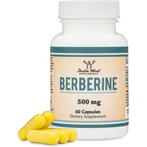 DOUBLE WOOD SUPPLEMENTS Berberine , 500 Mg 60 Capsules