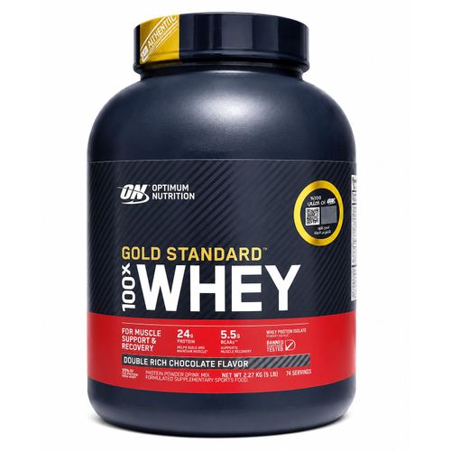 Optimum Nutrition Gold Standard 100% Whey Protein 5 lbs (2.27 kg) – Double Rich Chocolate